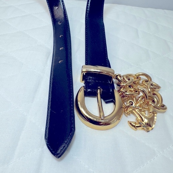 Cipriani 550213 Belt Leather Womens Cowhide Glazed On Pix Lining Chain Hook Boat Cipriani 550213 Belt Leather Womens Cowhide Glazed On Pix  main image 4